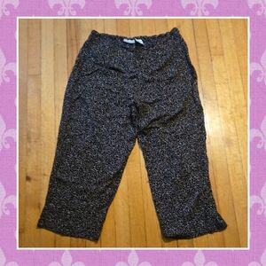 Sigrid Olsen Flowy Cropped Pant Size Xl